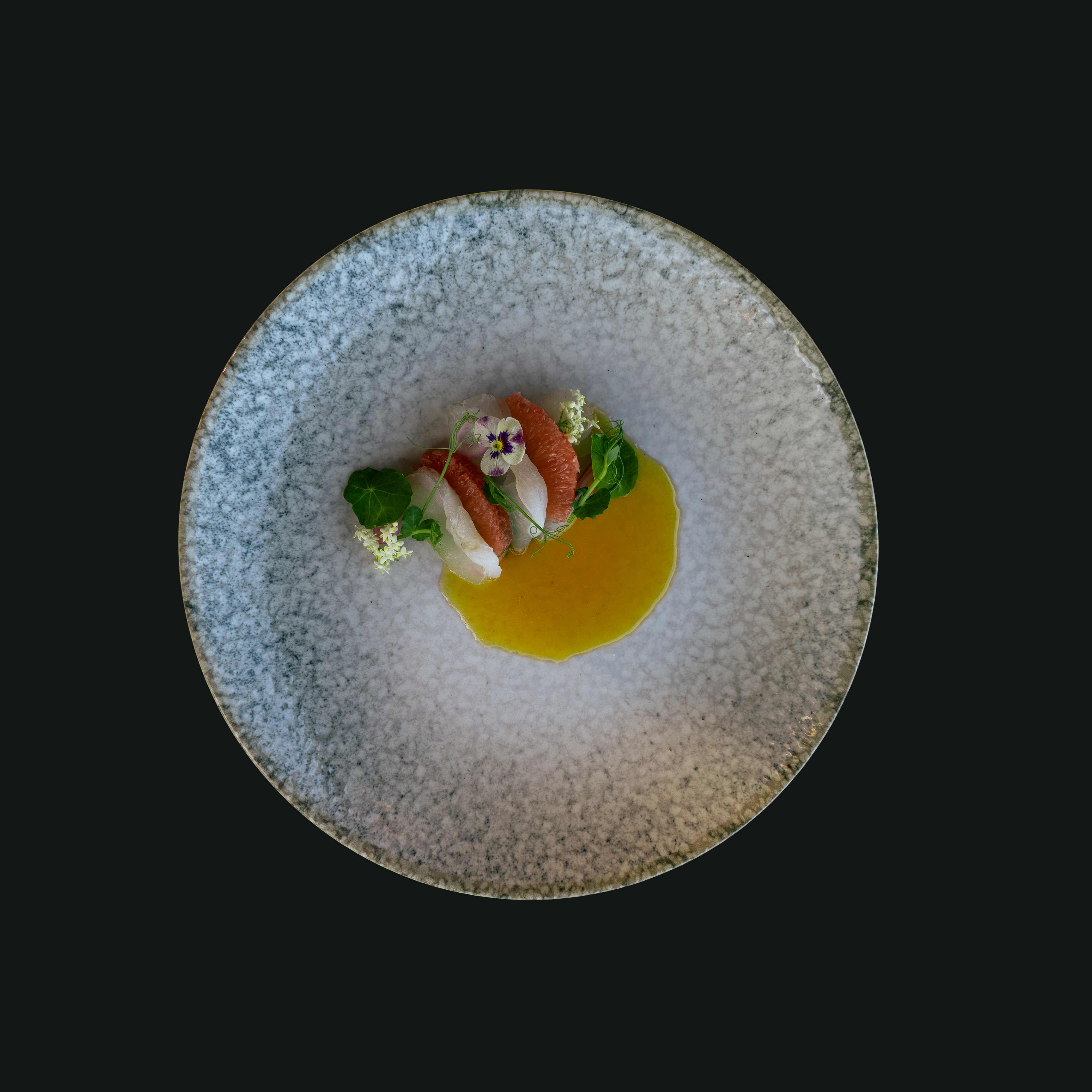 Blood Orange Fish Carpaccio