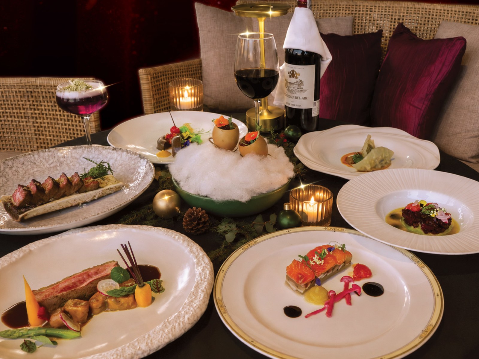 Christmas dinner at Nandini Jungle