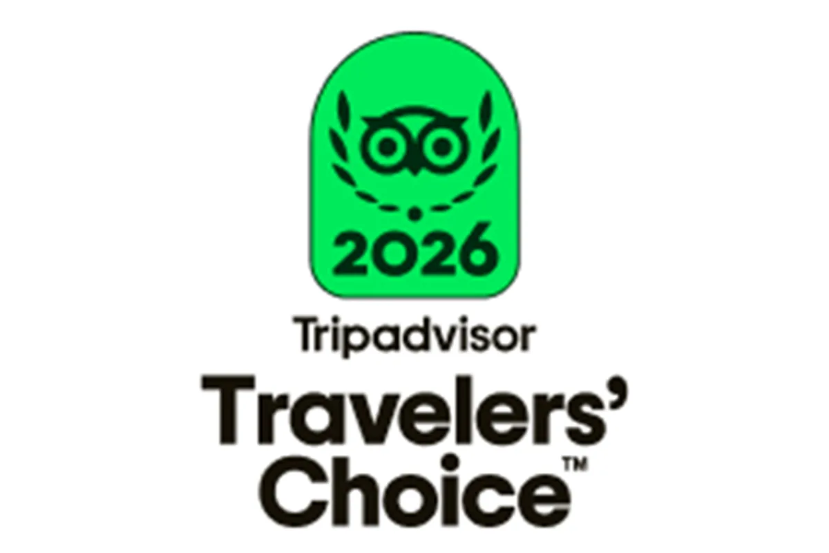 Tripadvisor Travelers' Choice Award 2026 badge for Nandini Jungle by Hanging Gardens in Ubud, Bali