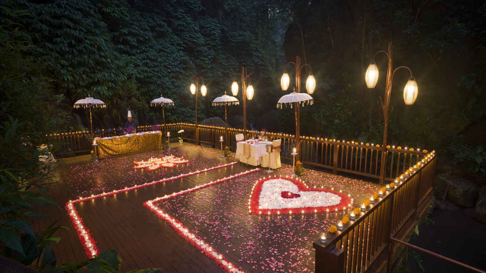 Riverside Romance | Private Candlelit Dinner by the Ayung River