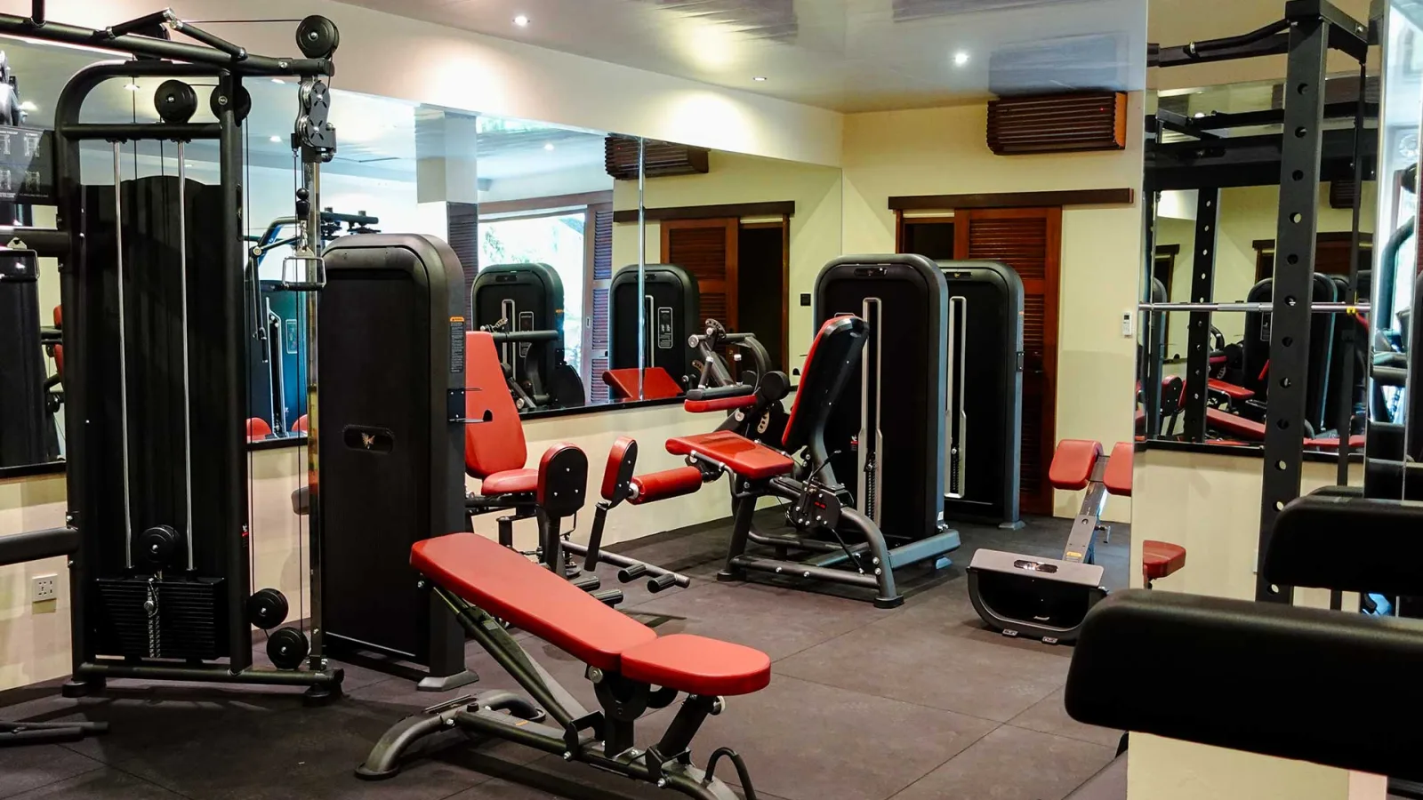 Gym and fitness centre at Nandini Jungle by Hanging Gardens