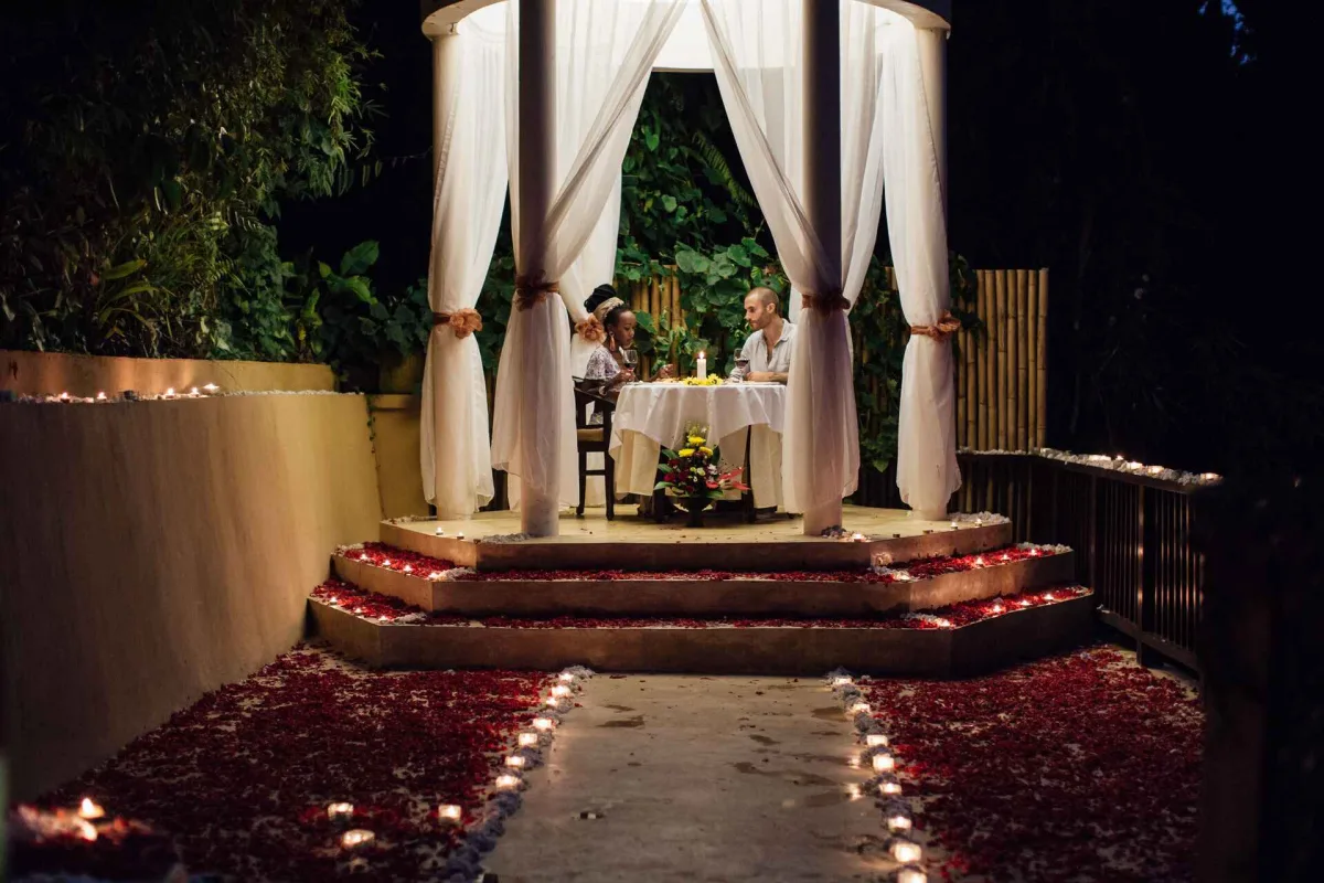 Candle Light Dinner by the Chapel