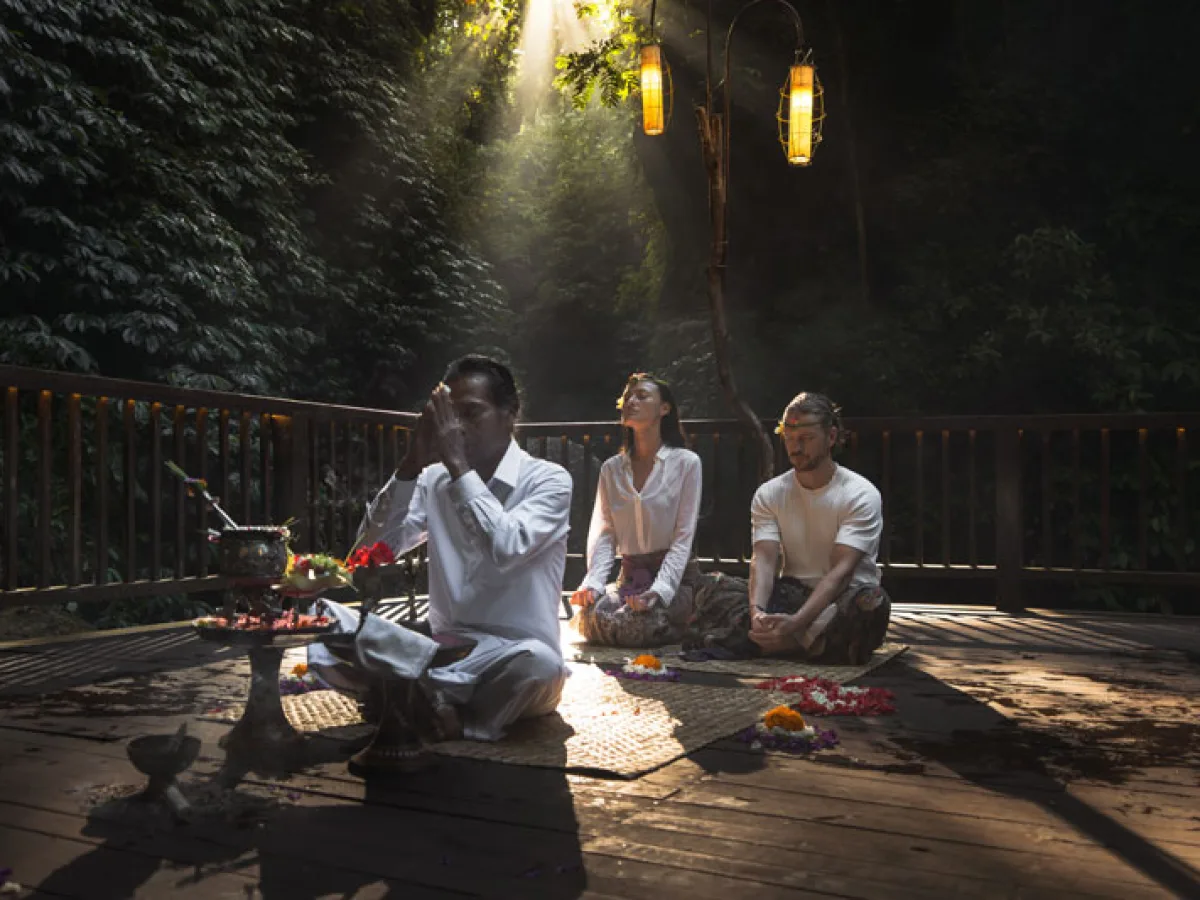 Sacred Renewal Ritual in Bali | Blessing & River Meditation Experience
